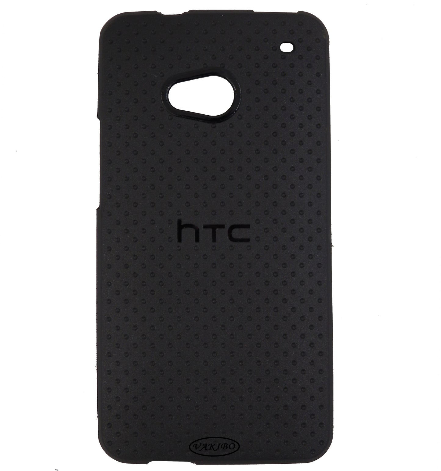 VAKIBO Dotted Design Black Coloured Soft TPU Back Cover Case Suitable for Htc One 802d