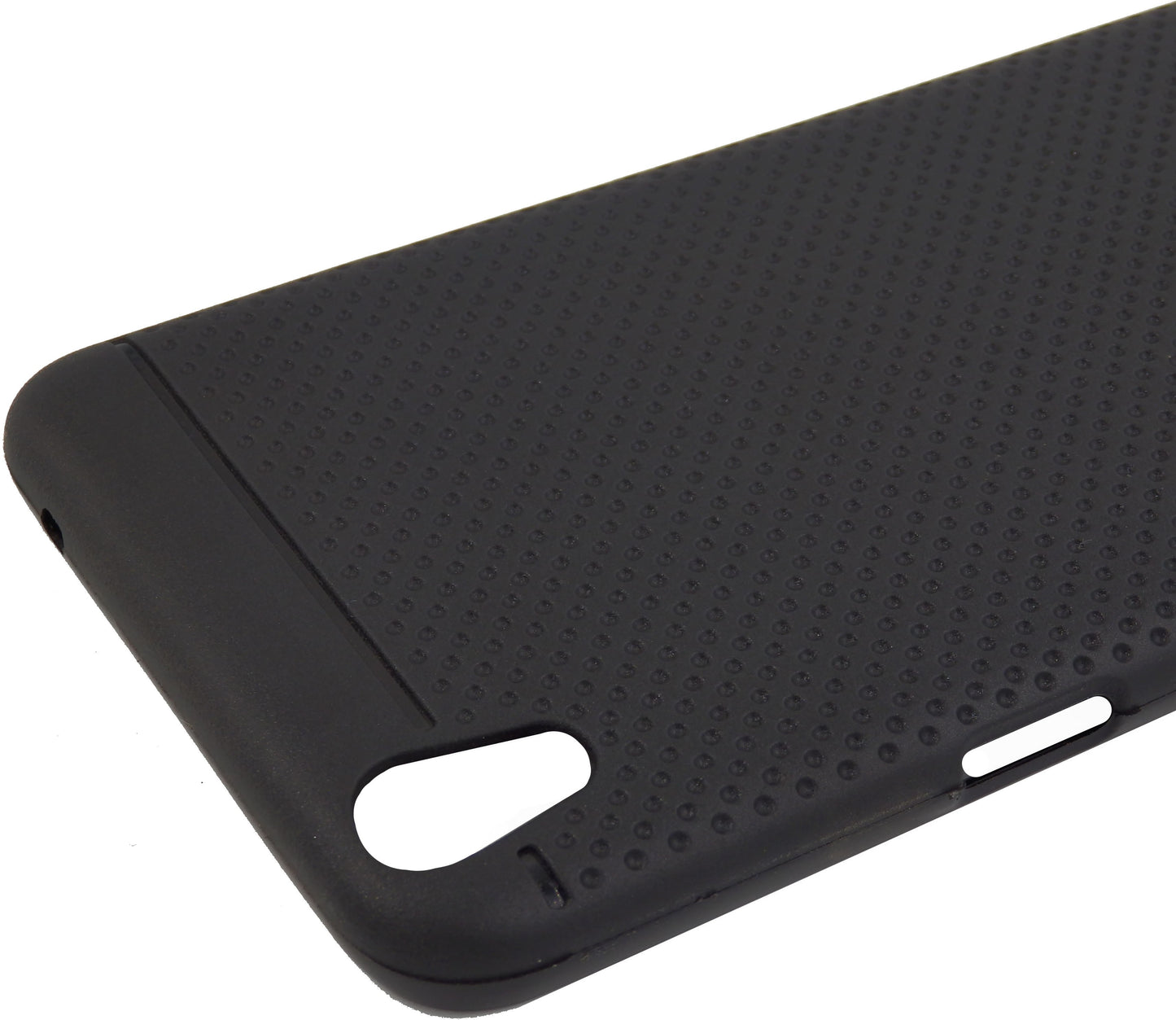 VAKIBO Dotted Design Black Coloured Soft TPU Back Cover Case Suitable for Oppo F1 Plus
