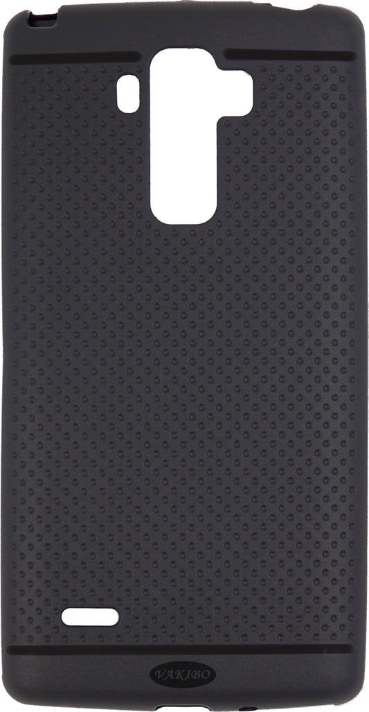 VAKIBO Dotted Design Black Coloured Soft TPU Back Cover Case Suitable for LG G4 Stylus