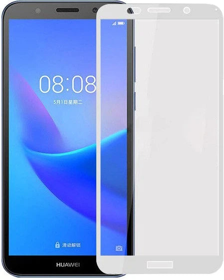 Super Premium Quality Tempered Glass Screen Guard Protector With Black Border Suitable For Honor 7s