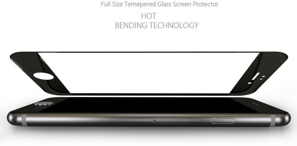 Super Premium Quality Tempered Glass Screen Guard Protector With Black Border Suitable For Apple iPhone 6s