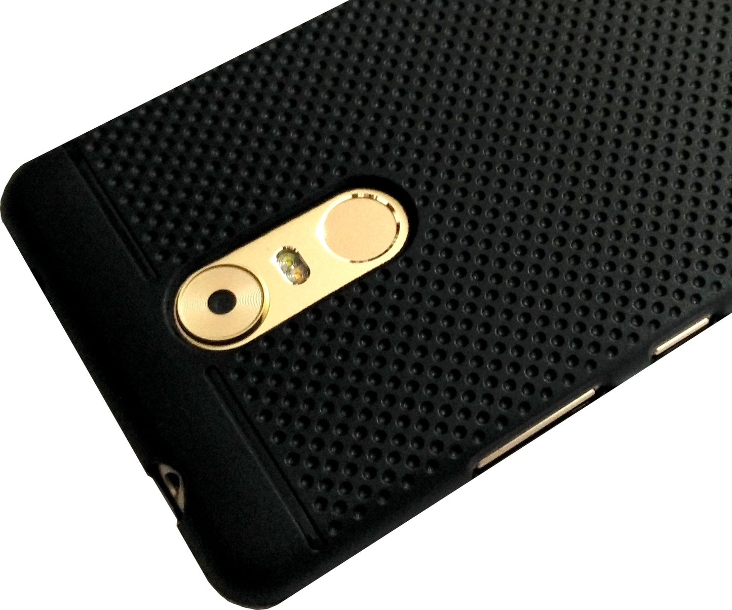 VAKIBO Dotted Design Black Coloured Soft TPU Back Cover Case Suitable for Lenovo K6 Note