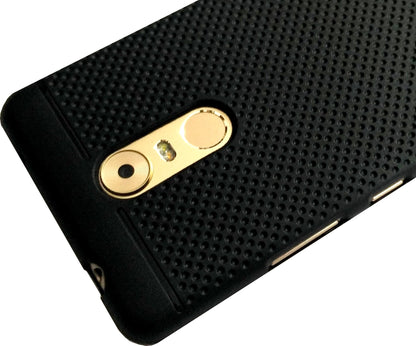 VAKIBO Dotted Design Black Coloured Soft TPU Back Cover Case Suitable for Lenovo K6 Note