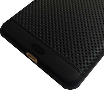VAKIBO Dotted Design Black Coloured Soft TPU Back Cover Case Suitable for Lenovo K6 Note