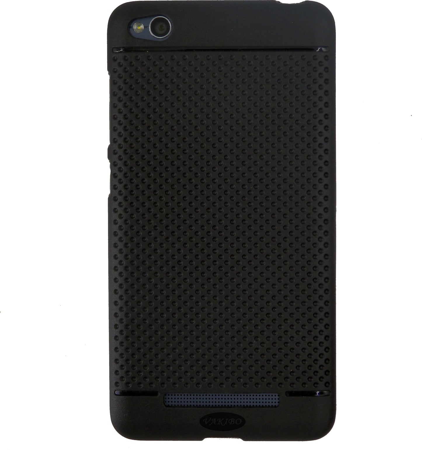 VAKIBO Dotted Design Black Coloured Soft TPU Back Cover Case Suitable for MI Redmi 4A