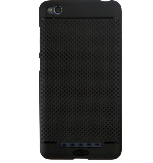 VAKIBO Dotted Design Black Coloured Soft TPU Back Cover Case Suitable for MI Redmi 4A
