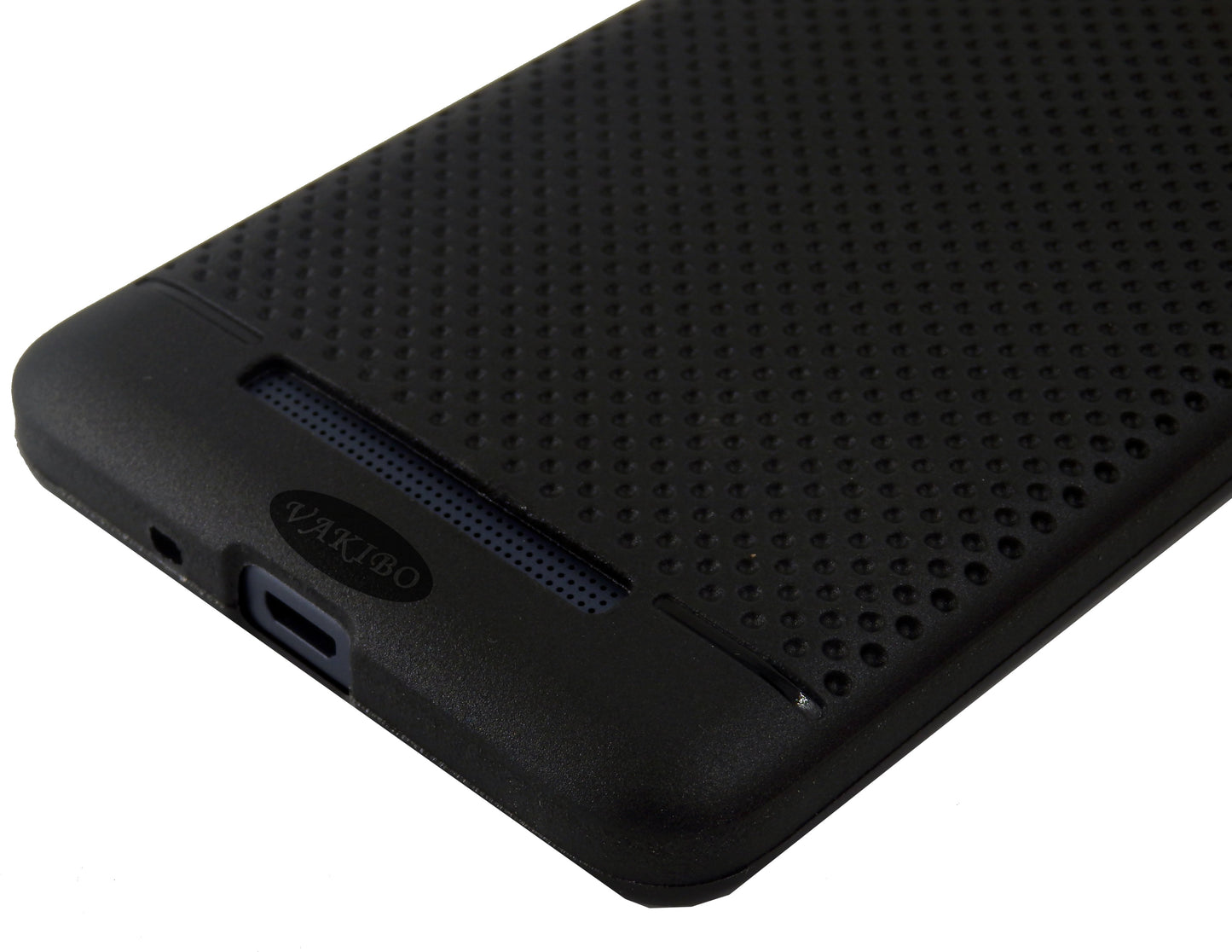 VAKIBO Dotted Design Black Coloured Soft TPU Back Cover Case Suitable for MI Redmi 4A