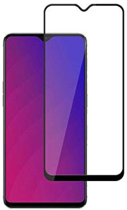 Super Premium Quality Tempered Glass Screen Guard Protector With Black Border Suitable For Oppo F9