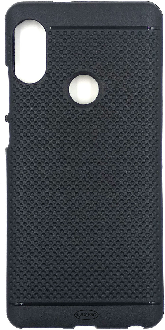 VAKIBO Dotted Design Black Coloured Soft TPU Back Cover Case Suitable for Mi Redmi Note 5 Pro