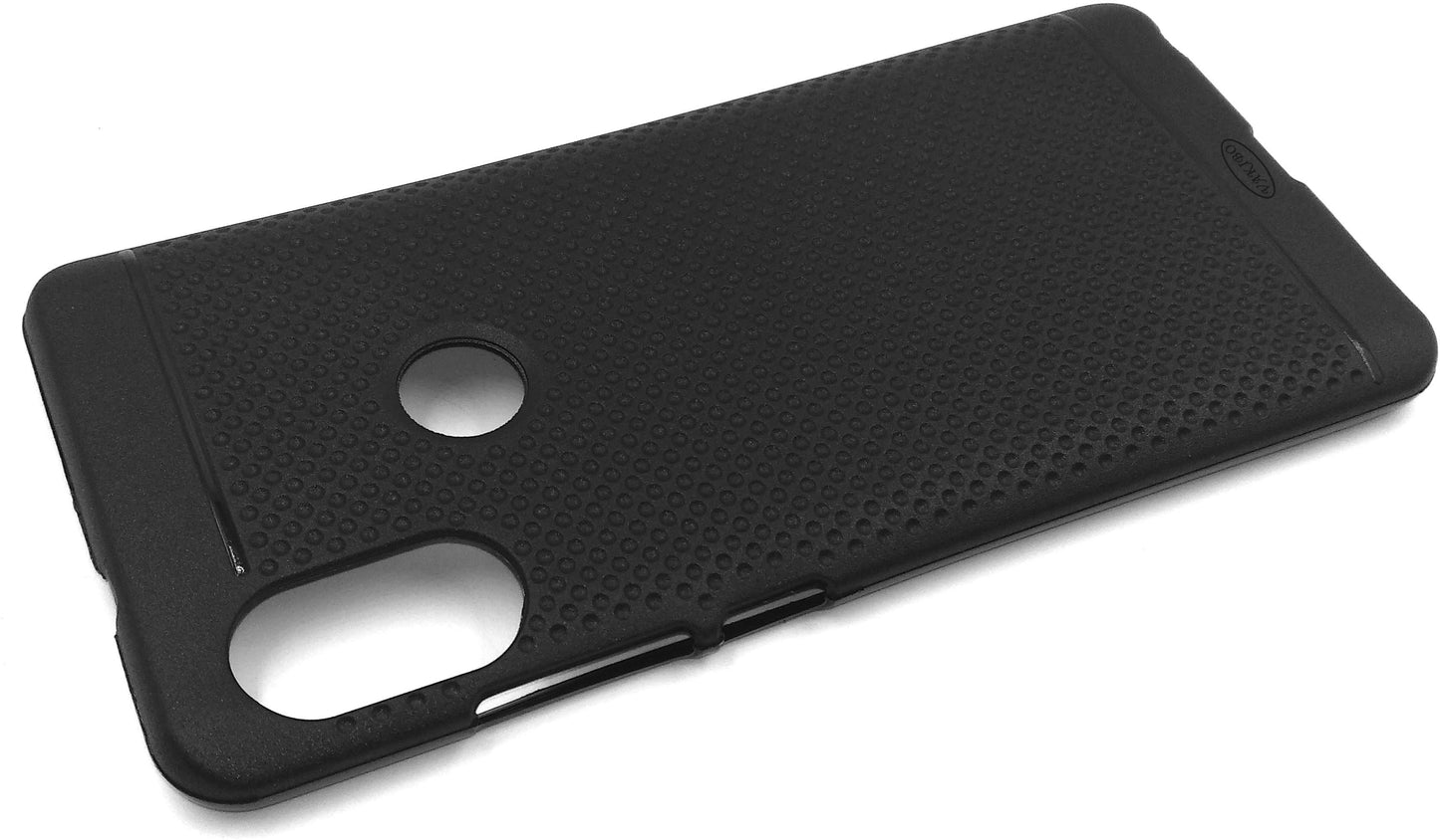 VAKIBO Dotted Design Black Coloured Soft TPU Back Cover Case Suitable for Mi Redmi Note 5 Pro