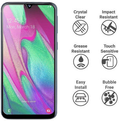 Super Premium Quality Tempered Glass Screen Guard Protector Suitable For Samsung Galaxy A40