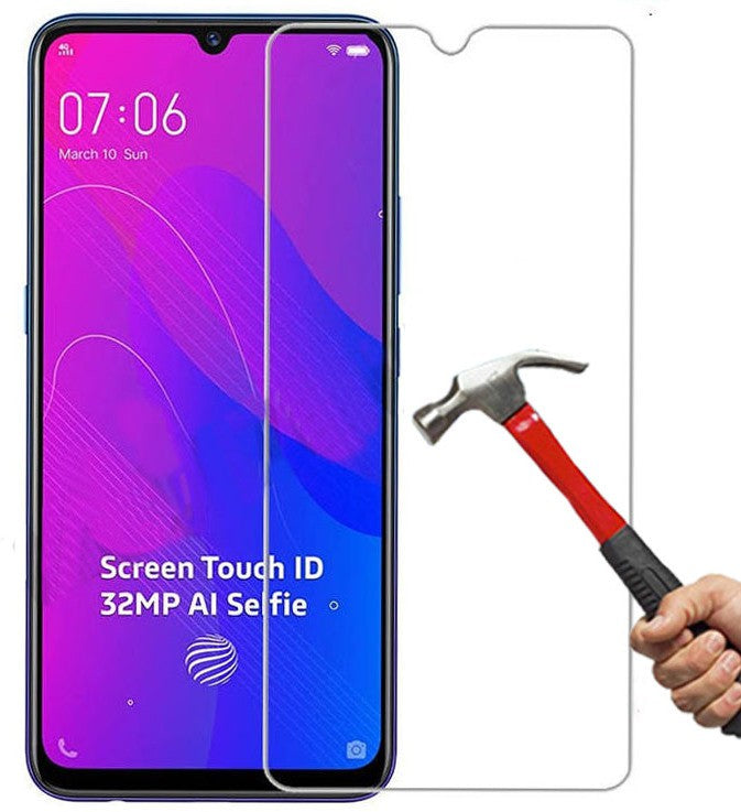 Super Premium Quality Tempered Glass Screen Guard Protector Suitable For Vivo S1