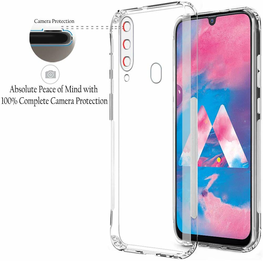 VAKIBO Super Premium Soft TPU Transparent Case With Dustplug,Side Grip,Corner Protection,lanyard Cuts,Camera Protection Suitable for Vivo Y19