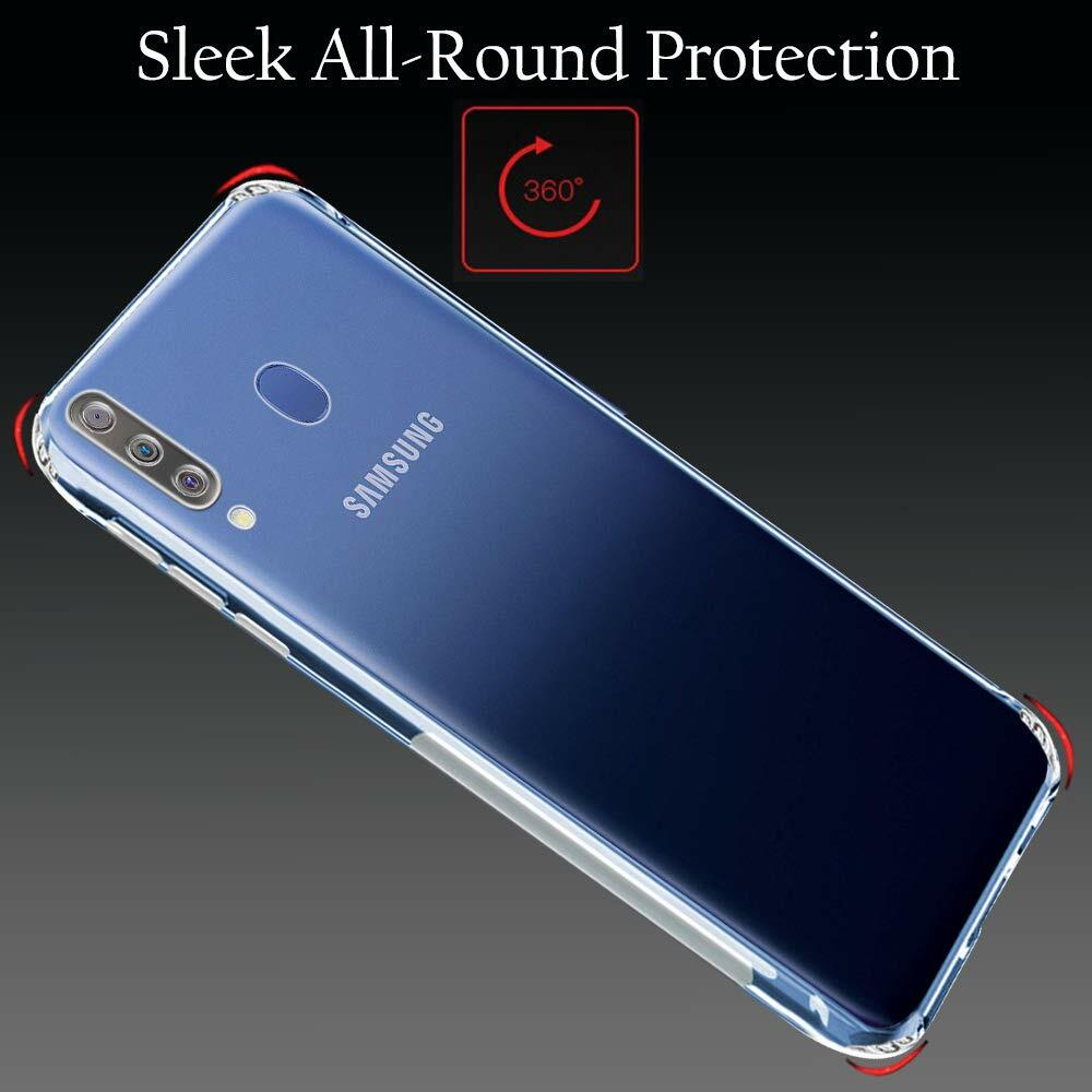 VAKIBO Super Premium Soft TPU Transparent Case With Dustplug,Side Grip,Corner Protection,lanyard Cuts,Camera Protection Suitable for Vivo Y19