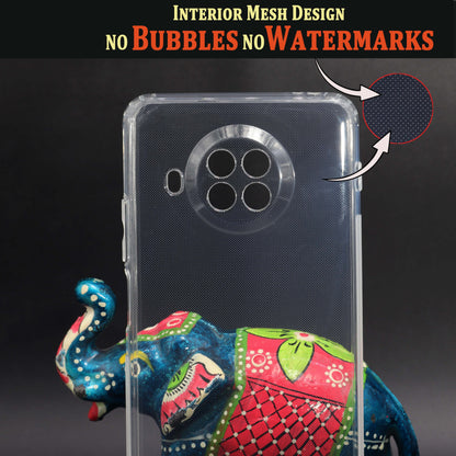 VAKIBO Super Premium Soft TPU Transparent Case With Dustplug,Side Grip,Corner Protection,lanyard Cuts,Camera Protection Suitable for Mi 10i