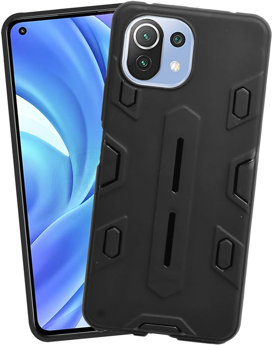 VAKIBO Black Coloured Back Cover Case Suitable for Mi 11 Lite NE
