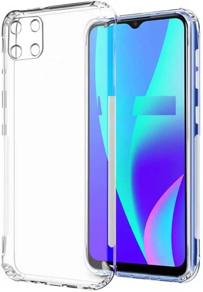 VAKIBO Super Premium Soft TPU Transparent Case With Dustplug,Side Grip,Corner Protection,lanyard Cuts,Camera Protection Suitable for Poco C3