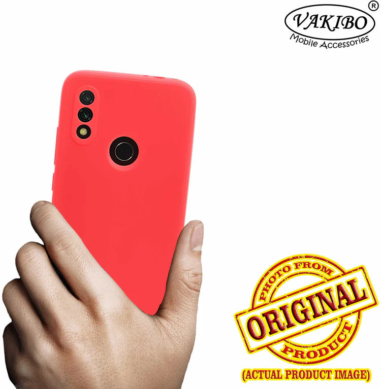 VAKIBO Matte 1.5 MM Thick With Camera Protection Red Coloured Soft TPU Rubber Back Cover Case Suitable for Mi Redmi Y3