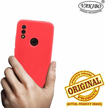 VAKIBO Matte 1.5 MM Thick With Camera Protection Red Coloured Soft TPU Rubber Back Cover Case Suitable for Mi Redmi Y3