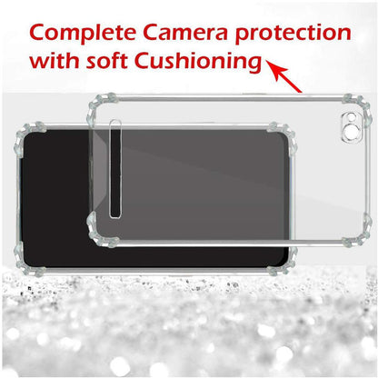 VAKIBO Super Premium Soft TPU Transparent Case With Dustplug,Side Grip,Corner Protection,lanyard Cuts,Camera Protection Suitable for MI Redmi 5A