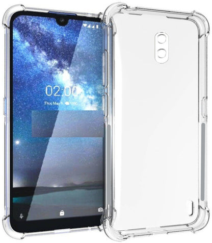 VAKIBO Super Premium Soft TPU Transparent Case With Dustplug,Side Grip,Corner Protection,lanyard Cuts,Camera Protection Suitable for MI Redmi 8A