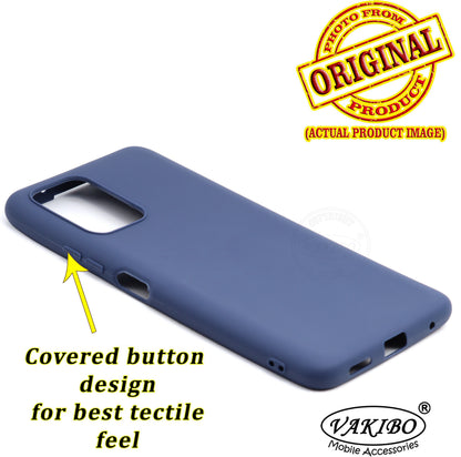 VAKIBO Blue Coloured Back Cover Case Suitable for Mi Redmi Note 10 Pro