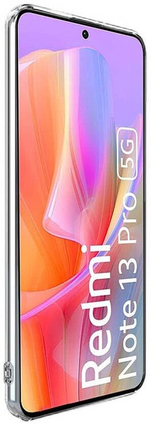 VAKIBO Premium Clear 2MM Thick Transparent Soft TPU Rubber Back Cover Case With Camera Protection Suitable for Mi Redmi Note 13 Pro