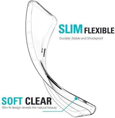 VAKIBO Super Premium Soft TPU Transparent Case With Dustplug,Side Grip,Corner Protection,lanyard Cuts,Camera Protection Suitable for Mi Redmi Note 8 Pro